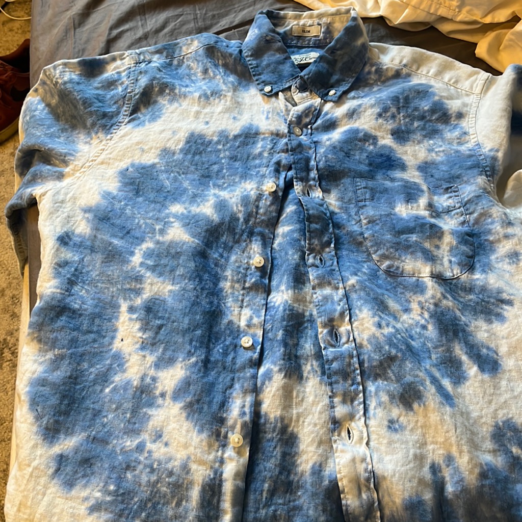 J Crew Linen Button Down